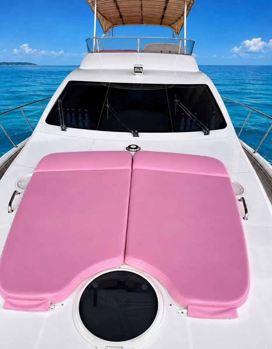 70' Motor Yacht, Pink yacht, photo 3